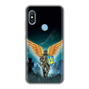 Чехлы с картинкой ЗСУ для Xiaomi Redmi 6 pro (AlphaPrint) (Солдат ЗСУ)