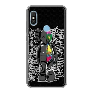 Чохли для Xiaomi Redmi 6 pro - Bearbrick Louis Vuitton (PREMIUMPrint) (Стиль Bearbrick)