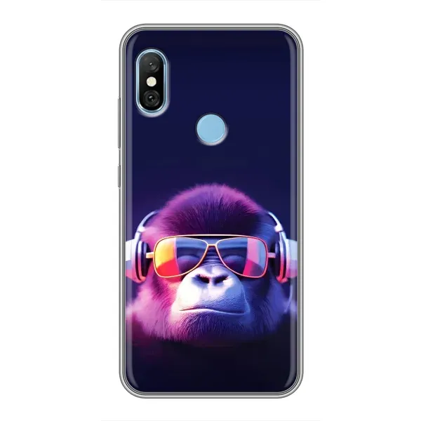 Чохол з принтом «Стильна мавпа» для Xiaomi Redmi 6 pro Чохол з принтом «Стильна мавпа» для Xiaomi Redmi 6 pro