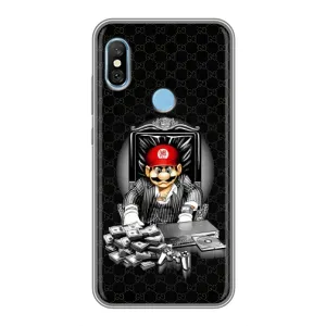 Чохли з крутими принтами для Xiaomi Redmi 6 pro - (PREMIUMPrint) (Супер Маріо)