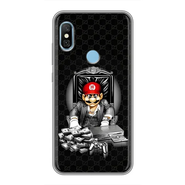 Чохол з принтом «Супер Маріо» для Xiaomi Redmi 6 pro