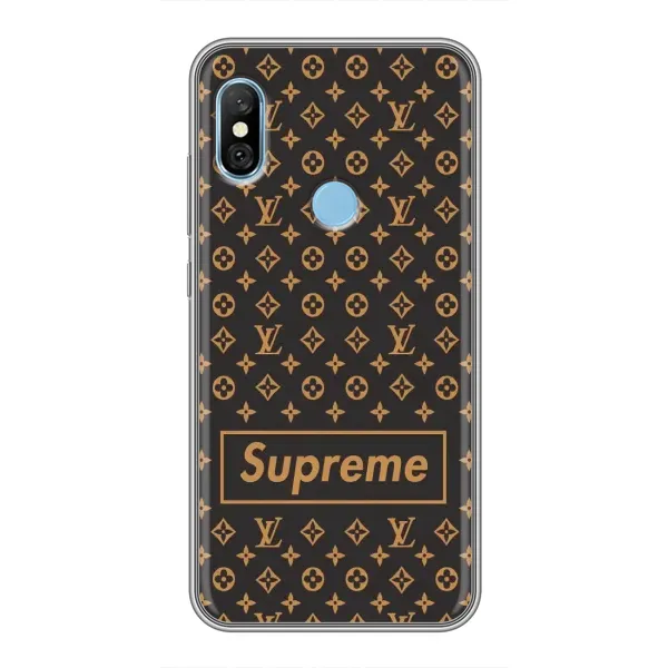 Чохол з принтом «Supreme LV» для Xiaomi Redmi 6 pro