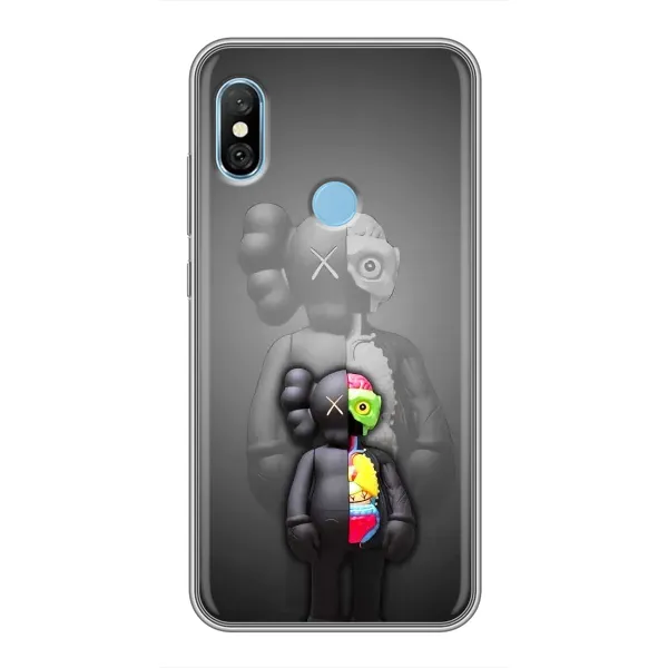 Чехол с принтом «Тело Bearbrick» для Xiaomi Redmi 6 pro