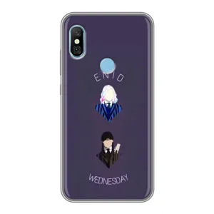 Чехлы Венсдей на Xiaomi Redmi 6 pro Уэнсдей (AlphaPrint) (Уэнздей и подруга)