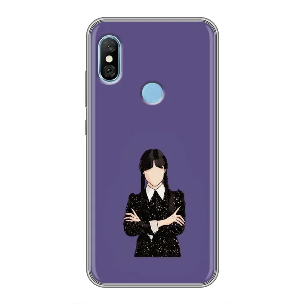 Чохол з принтом «Венздей у чорному» для Xiaomi Redmi 6 pro Чохол з принтом «Венздей у чорному» для Xiaomi Redmi 6 pro