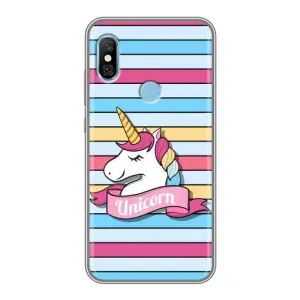 Чехол для Редми 6 Про - (Единорожки - Новинки) (AlphaPrint) (Unicorn)