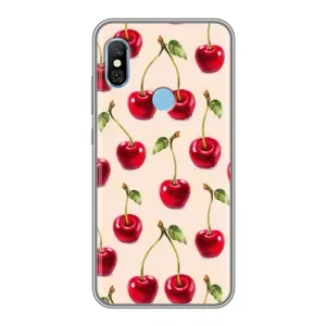 Чехлы с Фруктами для Xiaomi Redmi 6 pro (VPrint) (Вишня)