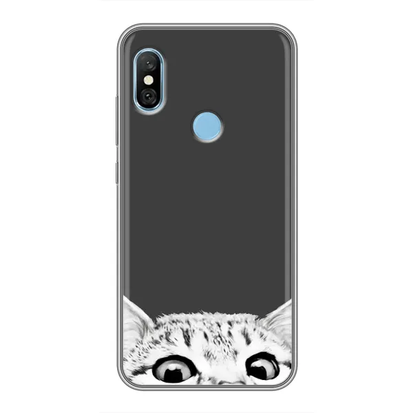 Чехол с принтом «Выглядывает кот» для Xiaomi Redmi 6 pro