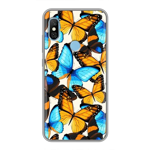 Чехол с принтом «Яркие бабочки» для Xiaomi Redmi 6 pro