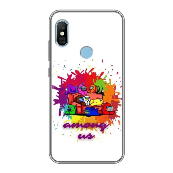 Чехол с принтом «Яркий АмонгАс» для Xiaomi Redmi 6 pro