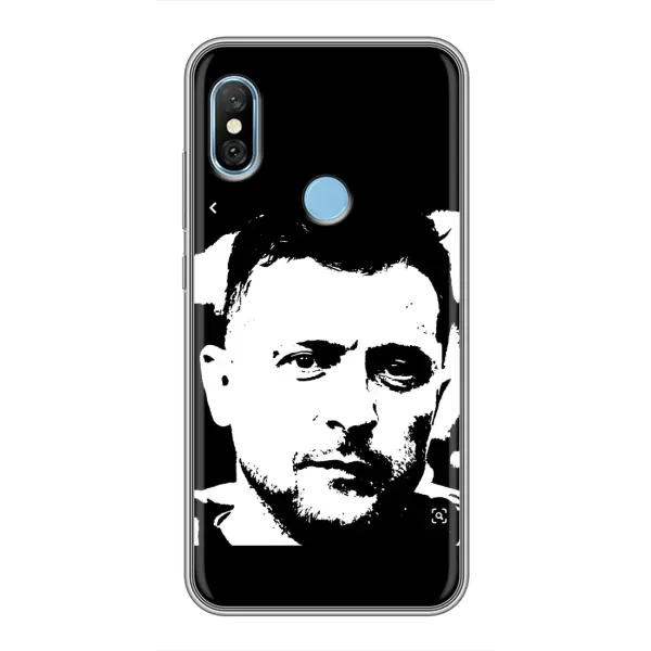 Чехол с принтом «Зеленский АРТ» для Xiaomi Redmi 6 pro Чехол с принтом «Зеленский АРТ» для Xiaomi Redmi 6 pro