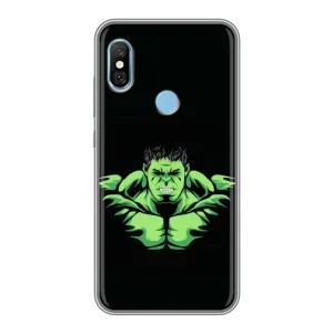 Чохли з героями Марвел Xiaomi Redmi 6 pro (VPrint) (Зелений Халк)