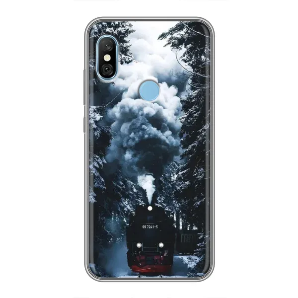 Чехол с принтом «Зимний поезд» для Xiaomi Redmi 6 pro
