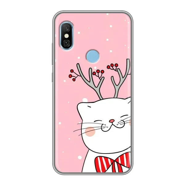 Чехол с принтом «Зимний кот» для Xiaomi Redmi 6 pro