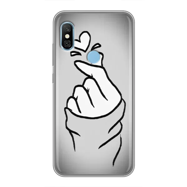 Чохол з принтом «Значок Love» для Xiaomi Redmi 6 pro Чохол з принтом «Значок Love» для Xiaomi Redmi 6 pro