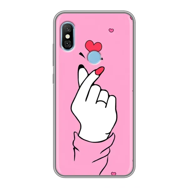 Чохол з принтом «Знак Love» для Xiaomi Redmi 6 pro Чохол з принтом «Знак Love» для Xiaomi Redmi 6 pro