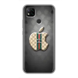 Чехлы ГУЧЧИ для Редми 9с (AlphaPrint) (Apple gucci)