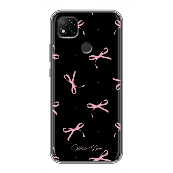 Чохол з принтом «Банти на чорному» для Xiaomi Redmi 9c Чохол з принтом «Банти на чорному» для Xiaomi Redmi 9c