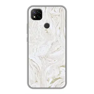 Мраморный чехол на Xiaomi Redmi 9c (VPrint) (Белый мрамор)