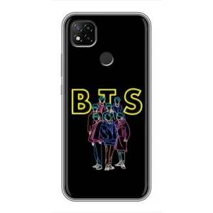 Чехлы BTS для Xiaomi Redmi 9c (AlphaPrint) (BTS стайл)