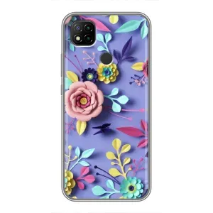 Чохли з квітами для Xiaomi Redmi 9c (VPrint) (Дизайн квітів)