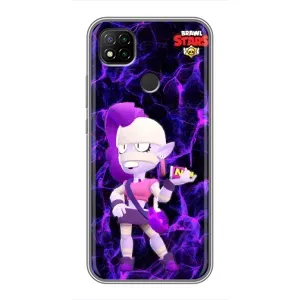 Чехлы Brawl Stars для Xiaomi Redmi 9c (AlphaPrint) (Эмз Бравл Старс)