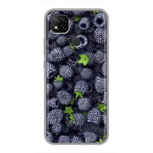 Чехлы с Фруктами для Xiaomi Redmi 9c (VPrint) (Ежевика)