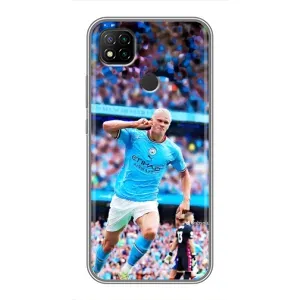 Чехлы с футболистом Ерлинг Холанд для Xiaomi Redmi 9c (AlphaPrint) (фанаты Холанда)