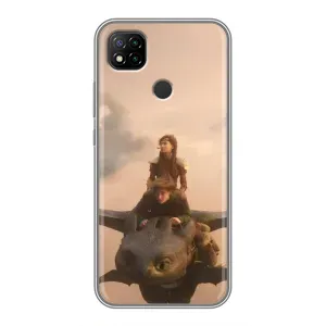 Чехол как приручить дракона на Xiaomi Redmi 9c (Фильм дракон)