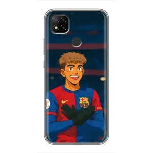 Чехол с футболистом Ламин Ямаль Xiaomi Redmi 9c (Футболист Ямаль)