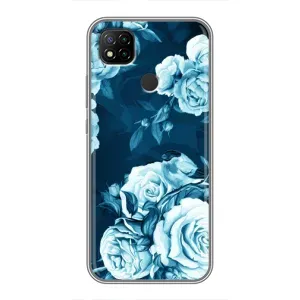 Чехлы (ART) Цветы на Xiaomi Redmi 9c (VPrint) (Блактині бутони)