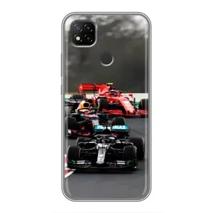 Чохол Формула1 на Xiaomi Redmi 9c (Гонка Формула 1)