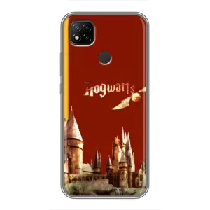 Чехлы с Гарри Поттером для Xiaomi Redmi 9c (AlphaPrint) (Hogwarts)