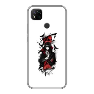 Чехлы на тему: Итачи Учиха для Xiaomi Redmi 9c (AlphaPrint) (Итачи с атрибутами)