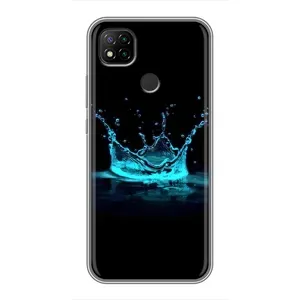 Чехол с Короной Редми 9с - (AlphaPrint) (Капля короны)