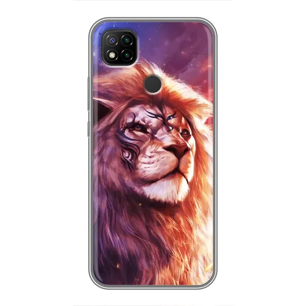 Чохол з принтом «Красочний Лев» для Xiaomi Redmi 9c