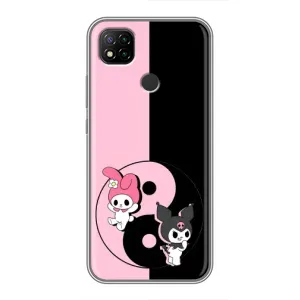 Чехол с кроликом Куроми на Xiaomi Redmi 9c (Куроми Инь Янь)