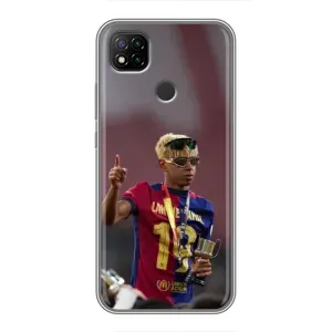 Чехол с футболистом Ламин Ямаль Xiaomi Redmi 9c (Lamine Yamal)