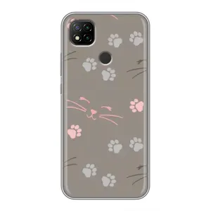 Чохол з малюнком кіт на Xiaomi Redmi 9c (Лапи і вуса)