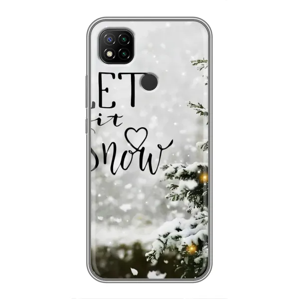 Чехол с принтом «Let it snow» для Xiaomi Redmi 9c Чехол с принтом «Let it snow» для Xiaomi Redmi 9c