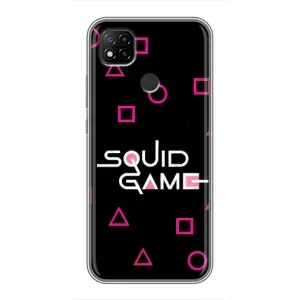 Чехол Гра в кальмара для Xiaomi Redmi 9c (Паттерн Игра кальмара)