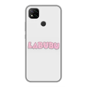 Чехол с Лабубу на Xiaomi Redmi 9c (Лого Лабубу)