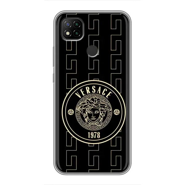 Чехол с принтом «Лого Версаче» для Xiaomi Redmi 9c