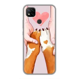 Чехлы с собаками для Xiaomi Redmi 9c (VPrint) (Любовь к собакам)