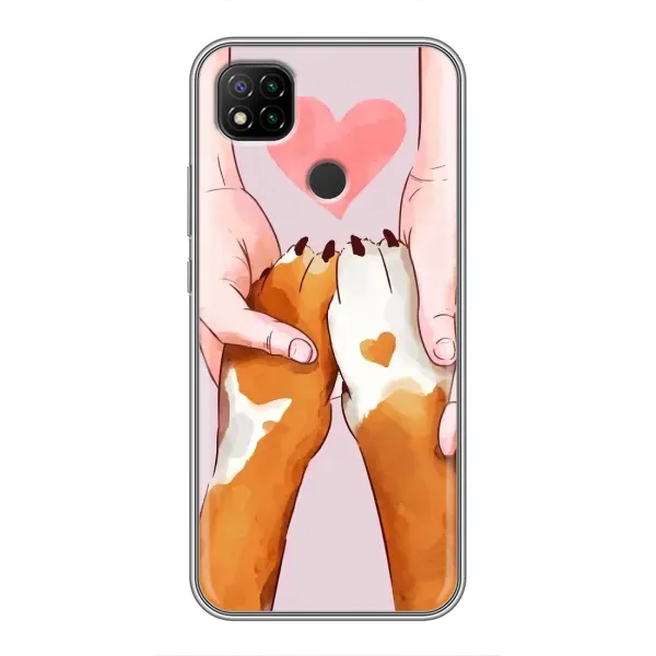 Чохол з принтом «Любовь до собак» для Xiaomi Redmi 9c