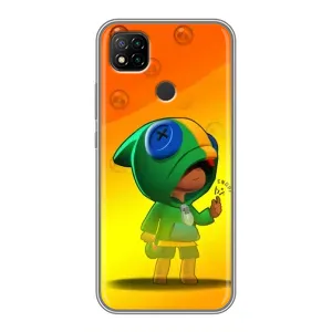 Чехол для Xiaomi Redmi 9c Бравл Старс (VPrint) (Мальчик Леон)