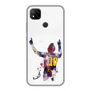 Чехлы Месси для Xiaomi Redmi 9c (AlphaPrint) (Messi Barca)