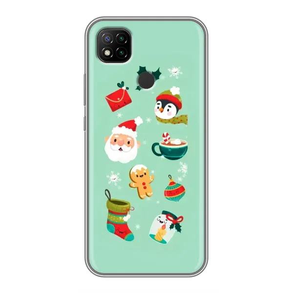 Чехол с принтом «Настроение НГ» для Xiaomi Redmi 9c