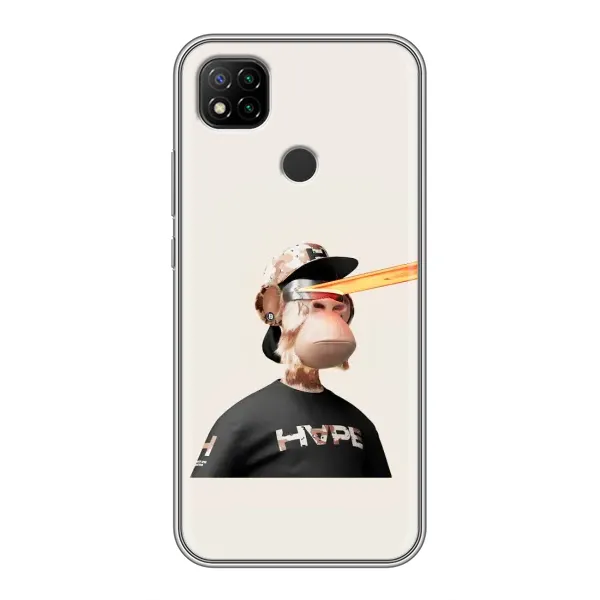 Чохол з принтом «мавпа NFT в окулярах» для Xiaomi Redmi 9c