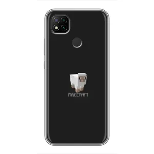 Чехол Майнкрафт на Xiaomi Redmi 9c (AlphaPrint) Minecraft (Овечка Майнкрафт)